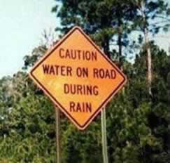 Caution Water Caution Water