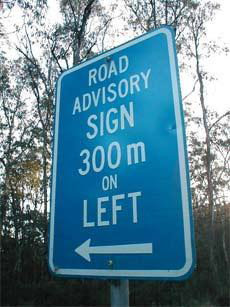 Road Advisory Road Advisory